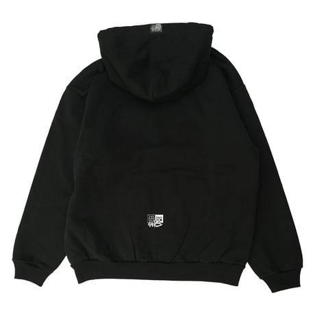 ONORE■ / "Peace Hand" 15oz ZIP UP SWEAT Hoodie / BLACK