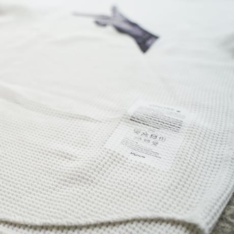 ONORE■ / "PEACE HAND" Thermal Long Sleeves / WHITE