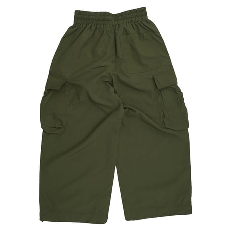 ONORE■ / Arch Logo Nylon Cargo Wide Pants / OLIVE