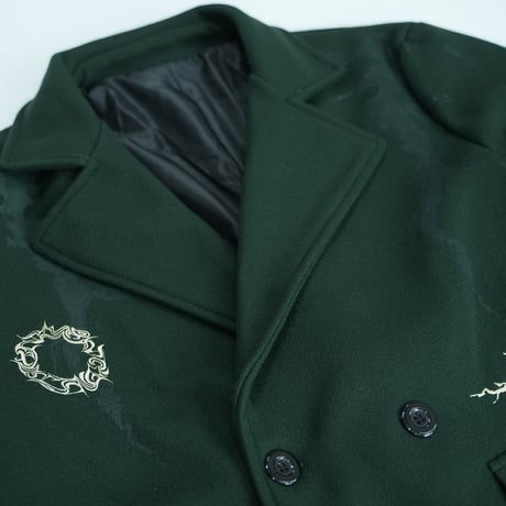 conception /  EMB Logo - Double overcoat / Green
