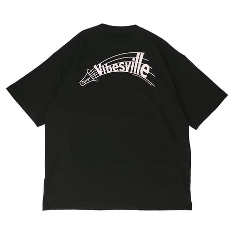 ONORE■ / "Vibesville" HEAVY WEIGHT BIG T-SHIRTS / BLACK