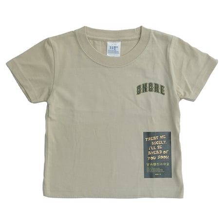 ONORE■ KIDS / "ONR" Tee / LIGHT BEIGE