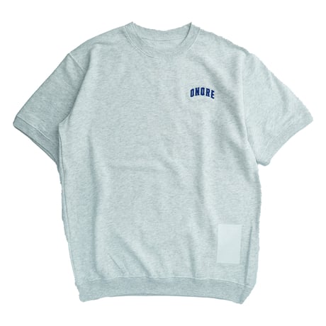 ONORE■ / "ONR" SWEAT HALF SLEEVES / ASH