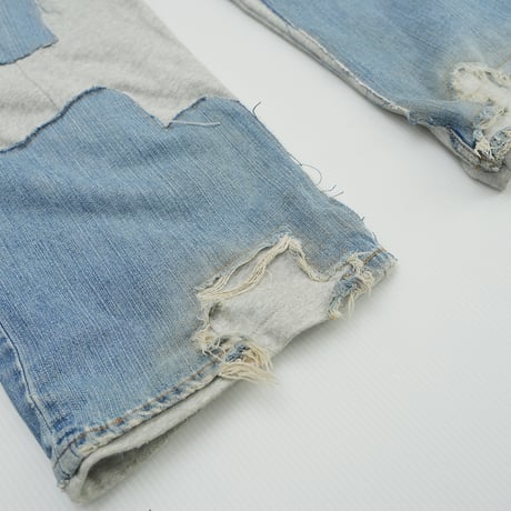 Remake - Custom Denim Sweat Pants / No.6