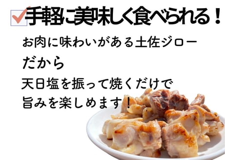 土佐ジロー カット肉200g・生ハンバーグ2個セット [冷凍]