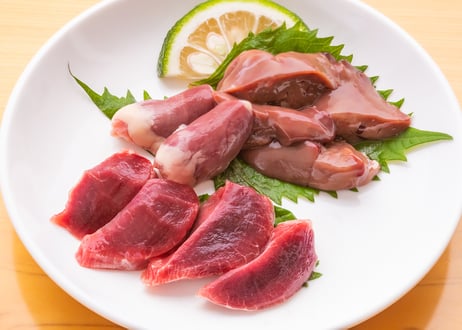 土佐ジロー正肉・肝セット (肝類付き)  もも肉・むね肉・ささみ・首皮・砂肝・レバー・ハツ・白子・トサカ [冷凍/冷蔵]