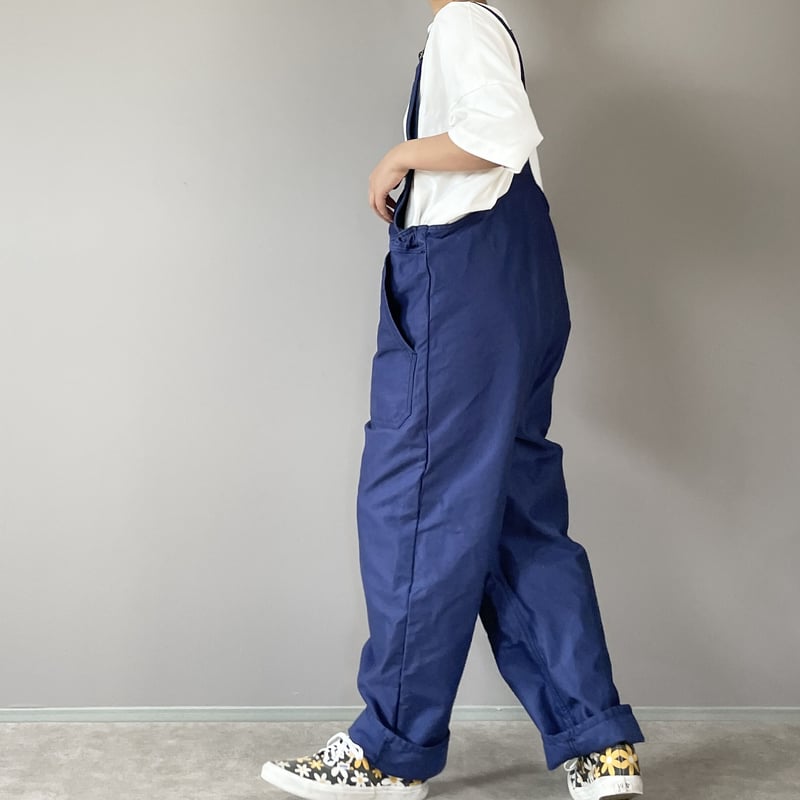 □フレンチワークオーバーオール□グルカコットンツイル