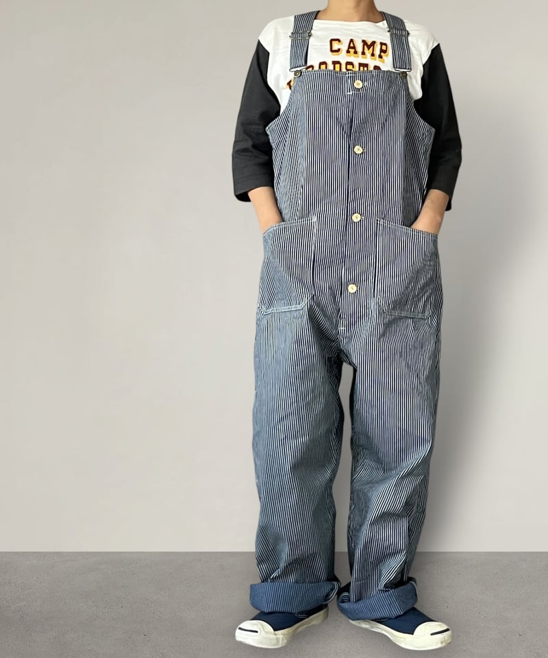 予約販売】デッキオーバーオール□ヒッコリー | NUU-GARMENT FACTORY
