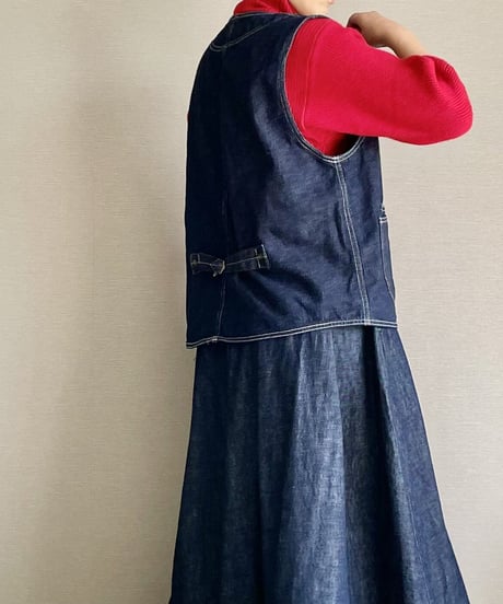 10/31販売開始◾️ワーカーズベスト■岡山デニム■onewash