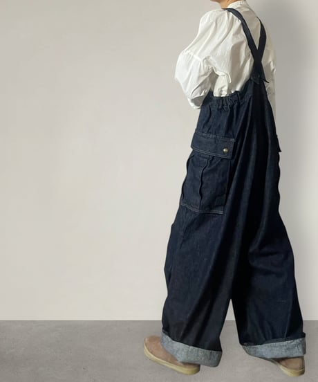 【予約販売】カーゴオーバーパンツ■岡山デニム◾️one wash