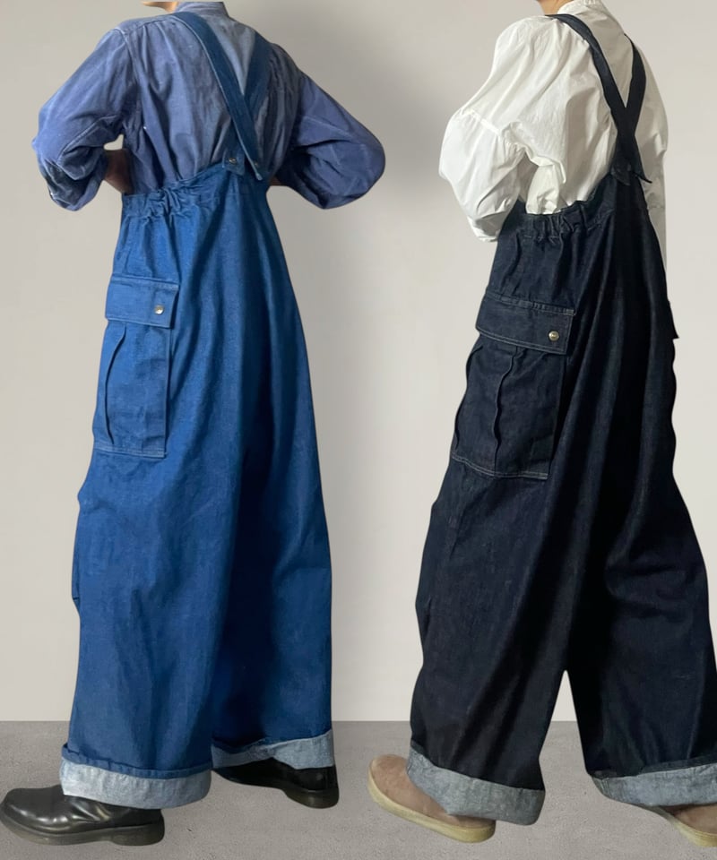 NUU GARMENT FACTORY カーゴオーバーパンツ　　one wash 予約販売】カーゴオーバーパンツ□岡山デニム◾️one wash | NUU