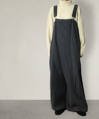 【予約販売】ラップウェダーオール■10ozデニム◾️チャコールブラック