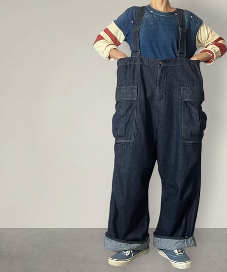 【予約販売】カーゴオーバーパンツ■岡山デニム◾️one wash