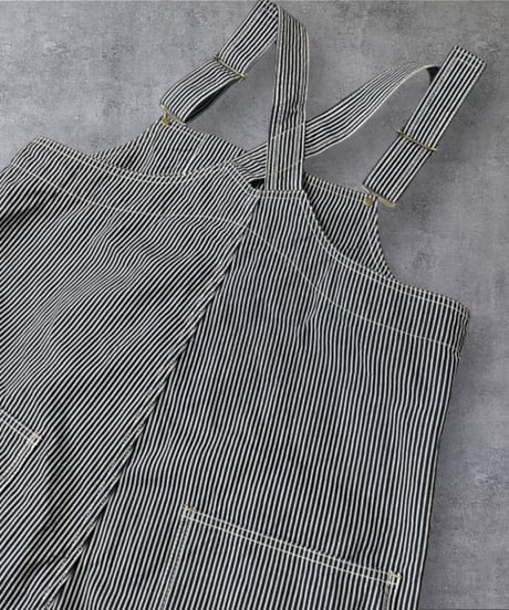 【予約販売】デッキオーバーオール■ヒッコリー