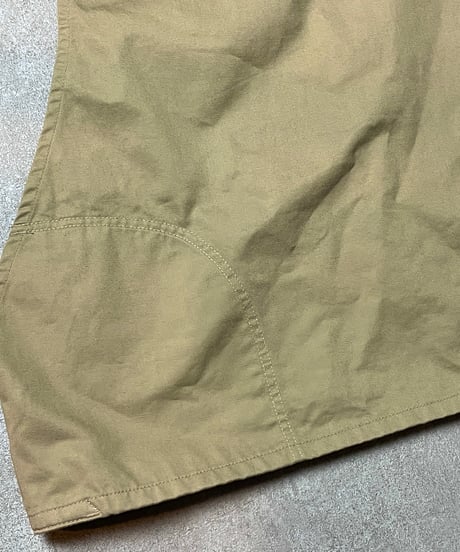 【予約販売】1枚でおしゃれに■スモックベスト■ チノ ■ベージュ