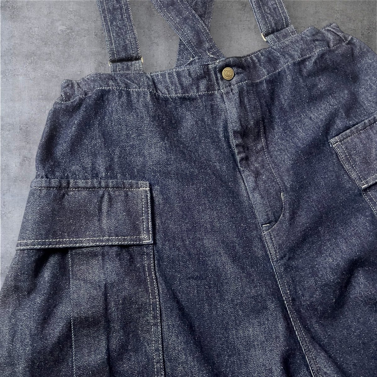 NUU GARMENT FACTORY カーゴオーバーパンツ　　one wash 予約販売】カーゴオーバーパンツ□岡山デニム◾️one wash | NUU