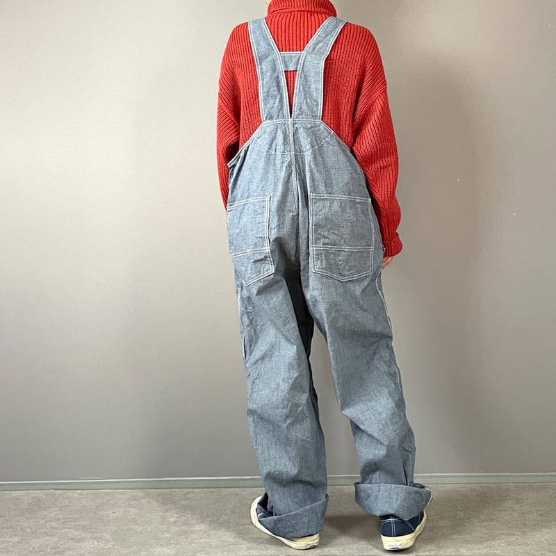 H*O様 超稀少！エプロン付き インディゴウォバッシュオーバーオール 36