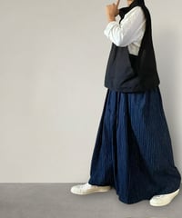 1枚でおしゃれに■スモックベスト■リップストップ◾️ブラック