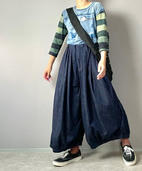 ドーラパンツ◾️ 国産ﾅﾁｭﾗﾙﾑﾗ7ozﾃﾞﾆﾑ■onewash