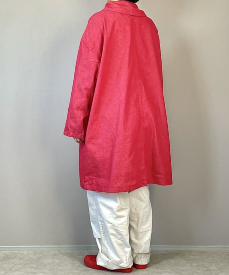 ミドルショールカバーオール■REDデニム