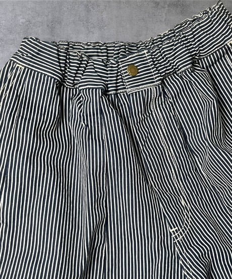 【数量限定】アンクルリーフパンツ■ヒッコリー