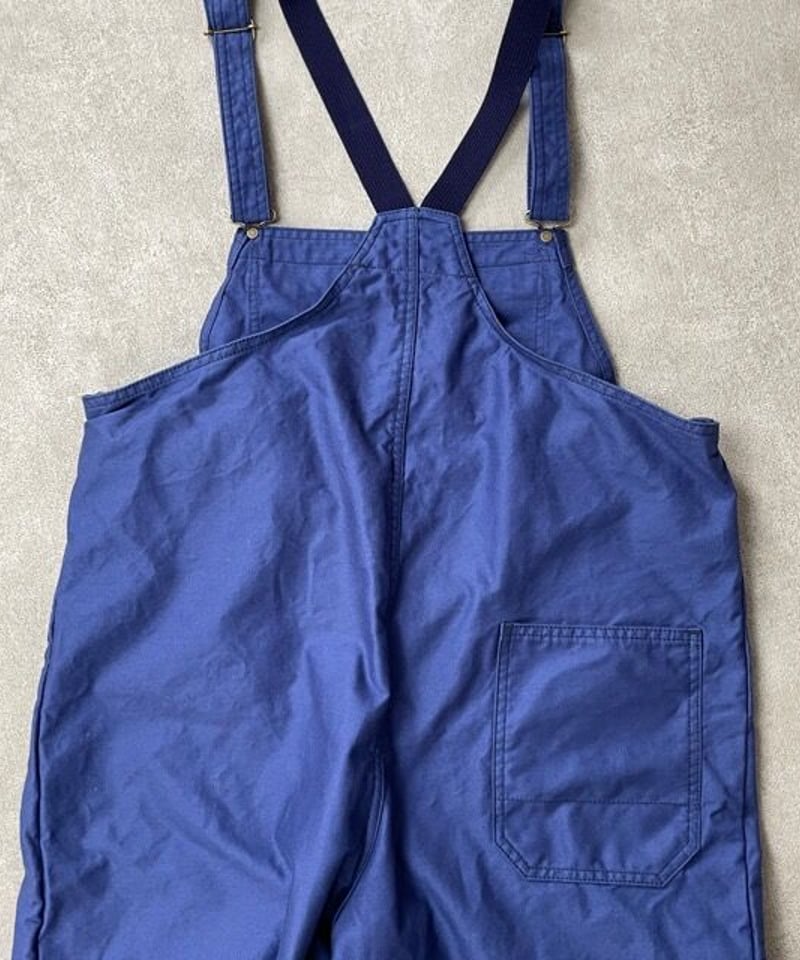 □フレンチワークオーバーオール□グルカコットンツイル◾️インク □フレンチワークオーバーオール□グルカコットンツイル◾️インク