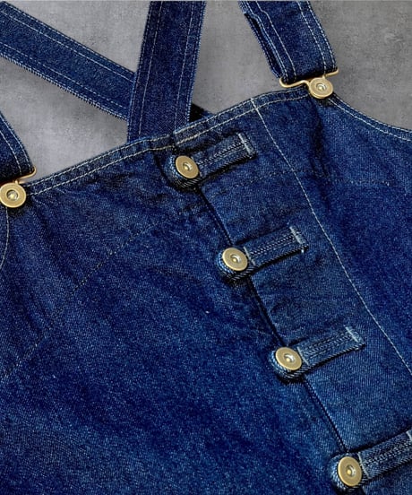 【数量限定・予約販売】カンフーオーバーオール■one wash■国産12ozデニム