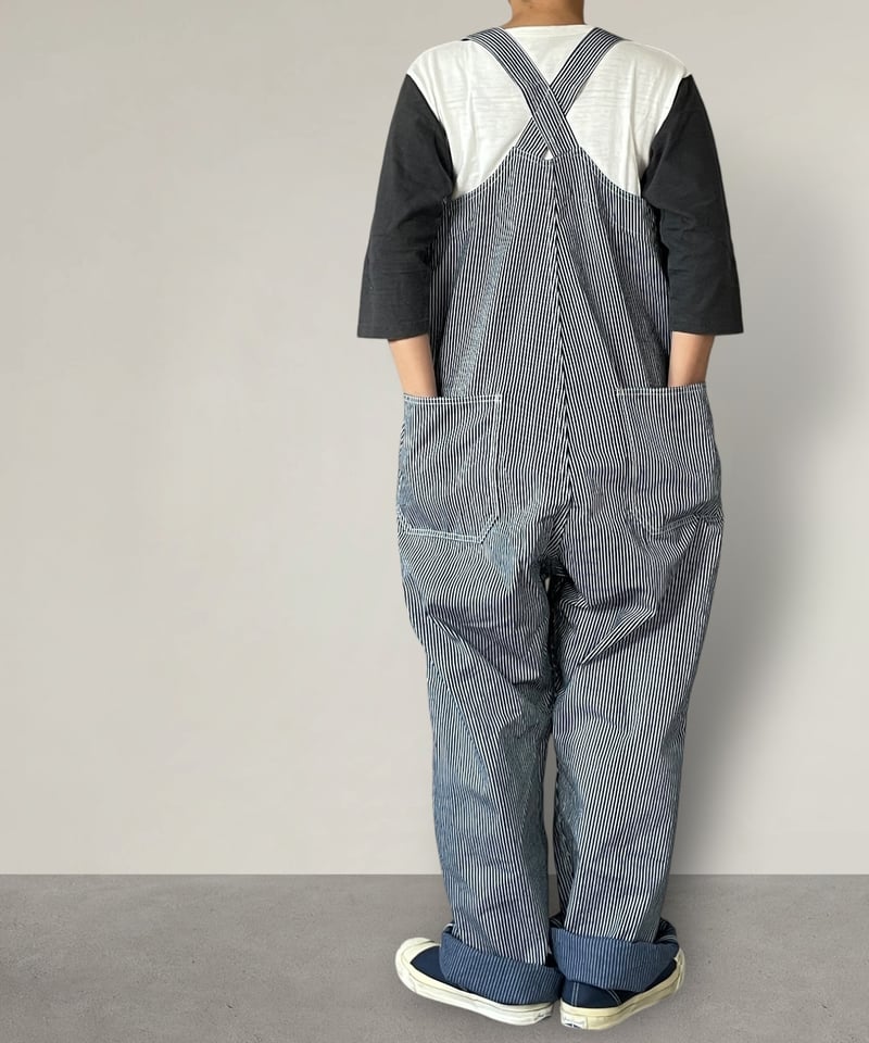 予約販売】デッキオーバーオール□ヒッコリー | NUU-GARMENT FACTORY