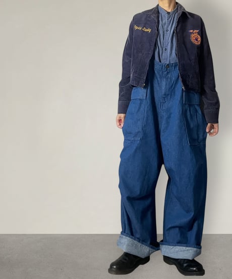 【予約販売】カーゴオーバーパンツ■岡山デニム◾️FADE