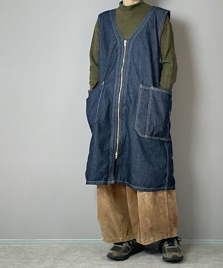 ジャンスカエプロン■10oz国産デニム■onewash