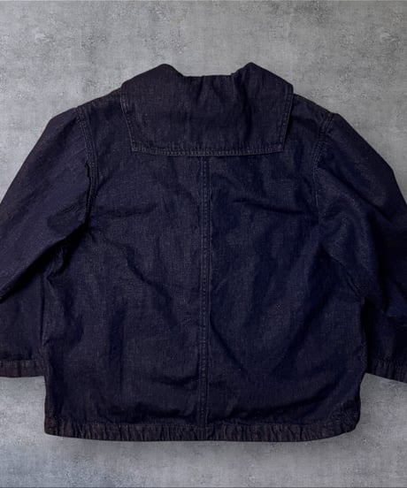 【数量限定】セーラースウィングトップ◾️綿麻デニム◾️ one wash