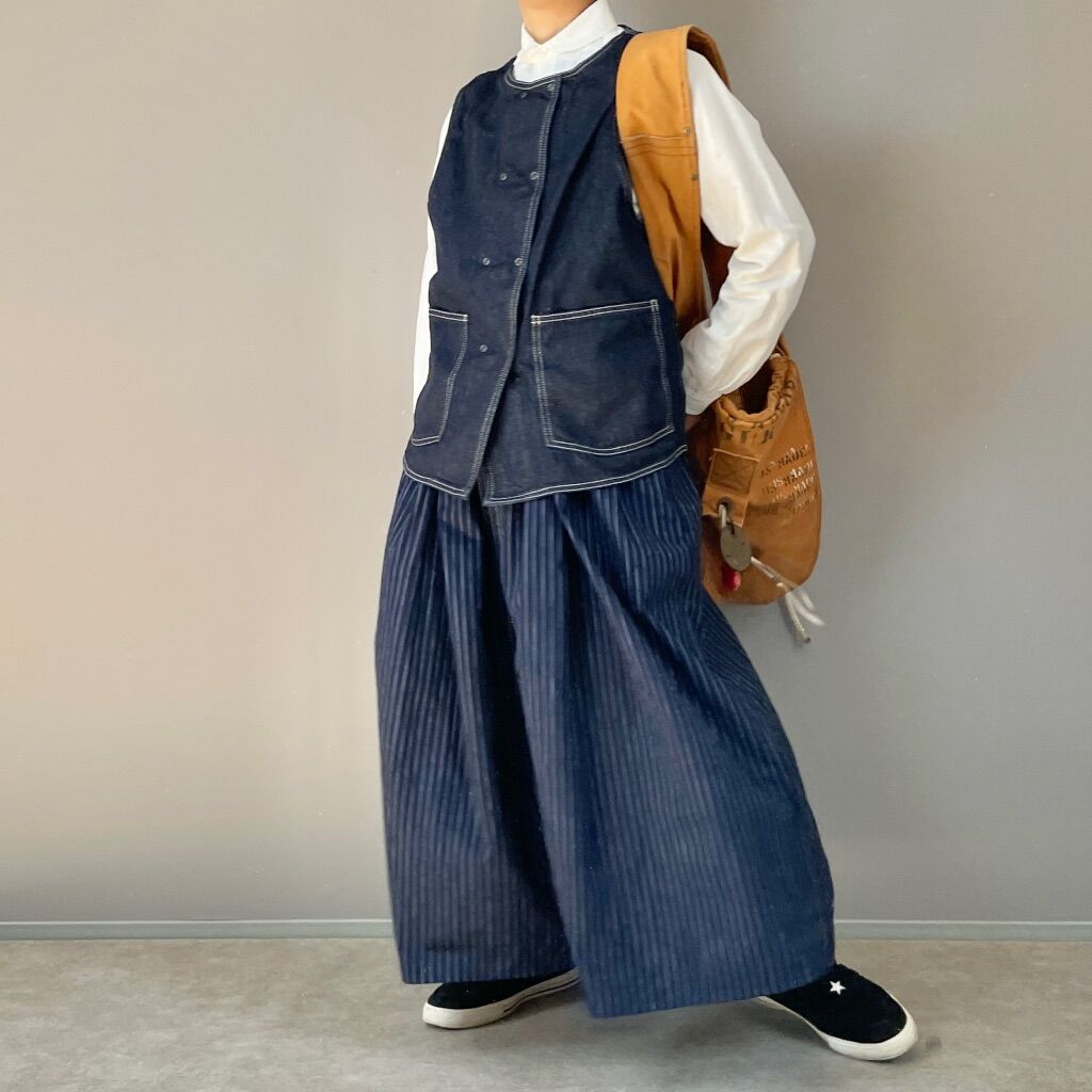 ダブルリングベスト□岡山デニム□onewash | NUU-GARMENT FACTORY