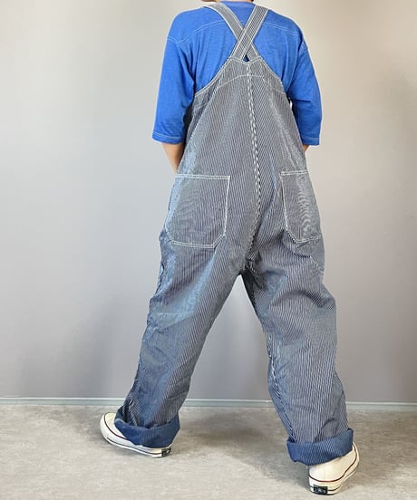 【予約販売】デッキオーバーオール■ヒッコリー