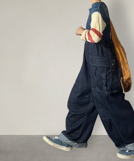 【予約販売】カーゴオーバーパンツ■岡山デニム◾️one wash