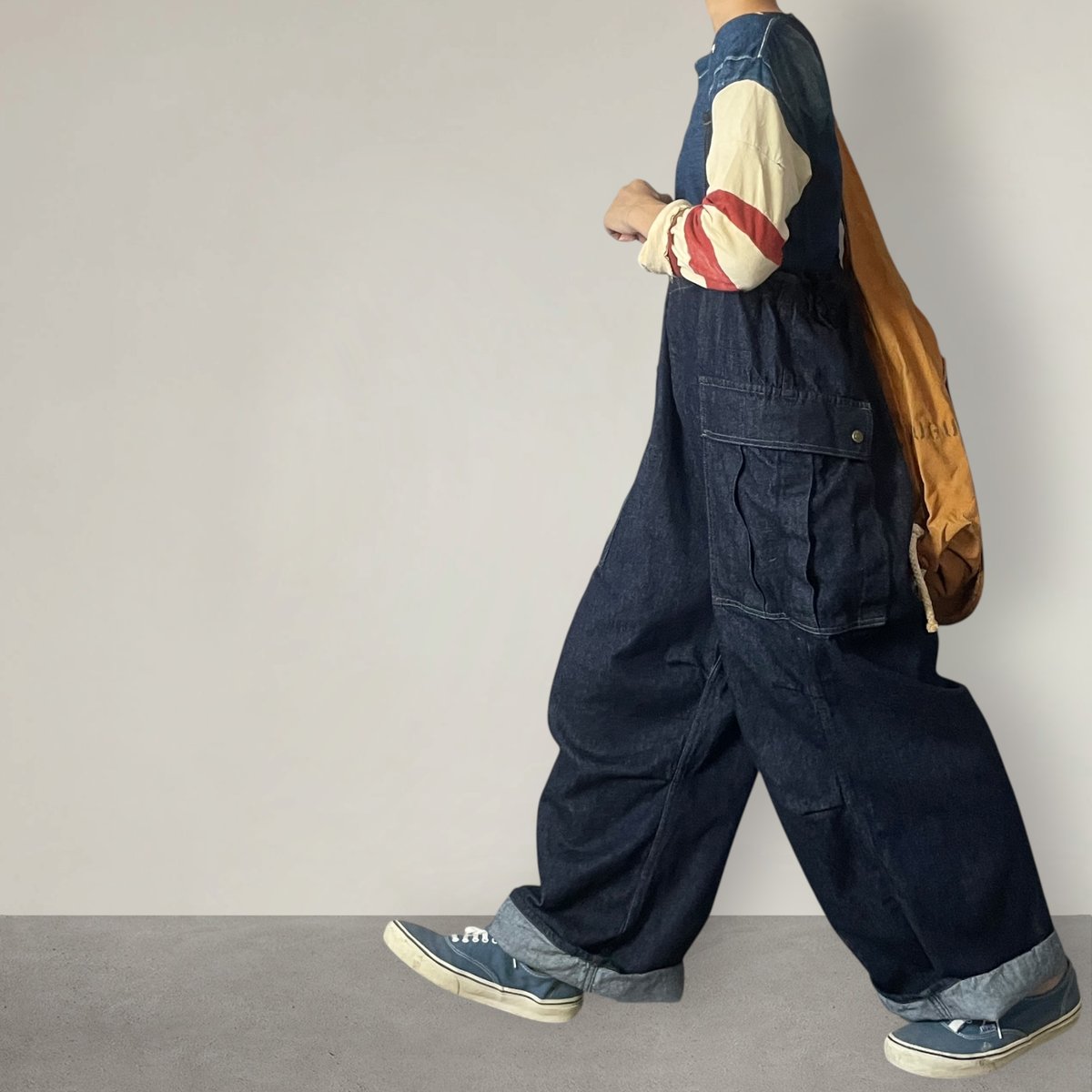 予約販売】カーゴオーバーパンツ□岡山デニム◾️one wash | NUU