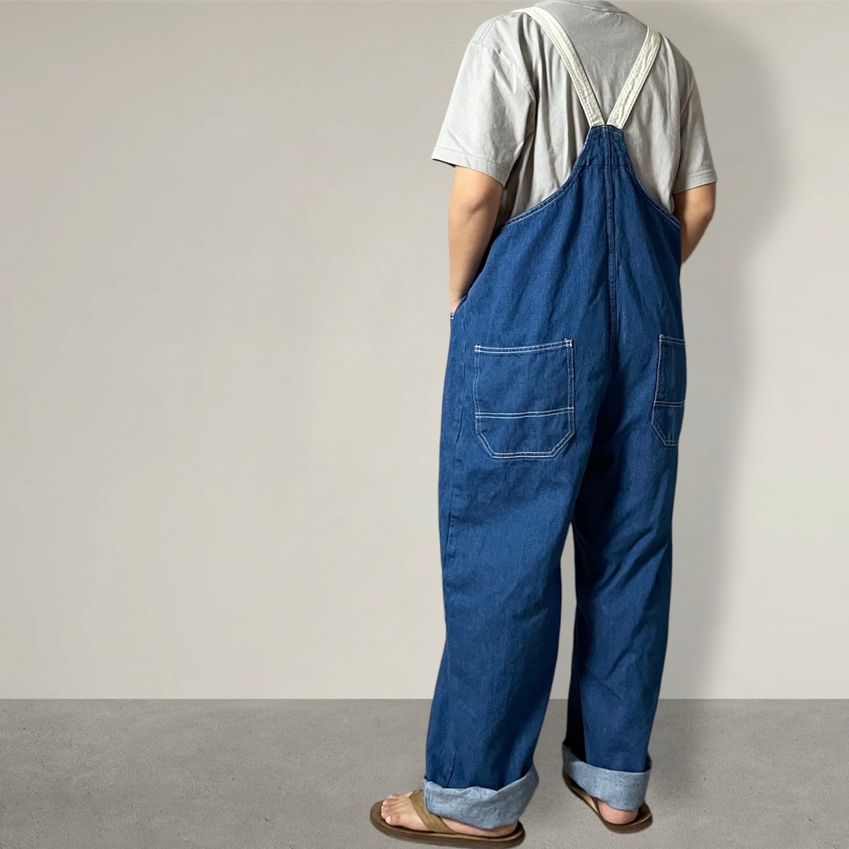 □ウェダーオール□岡山デニム □FADE✖️キナリ | NUU-GARMENT FACTORY