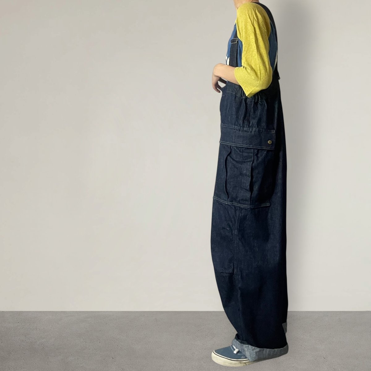 予約販売】カーゴオーバーパンツ□岡山デニム◾️one wash | NUU