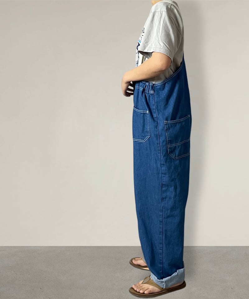 【完売品】nuu garmentfactoryウェダーオール FADE×キナリ □ウェダーオール□岡山デニム □FADE✖️キナリ | NUU-GARMENT FACTORY
