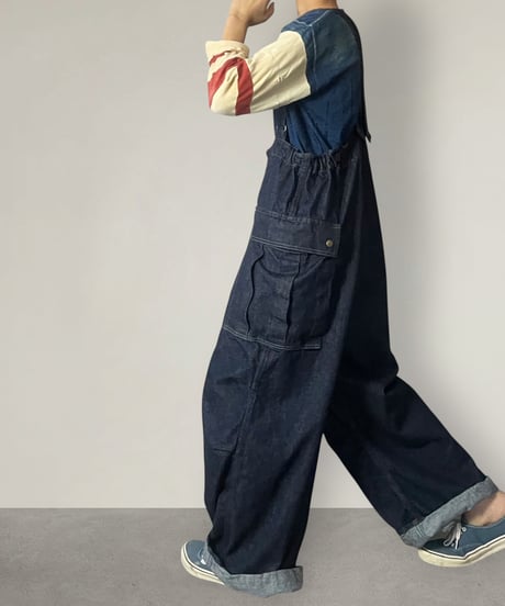 【予約販売】カーゴオーバーパンツ■岡山デニム◾️one wash