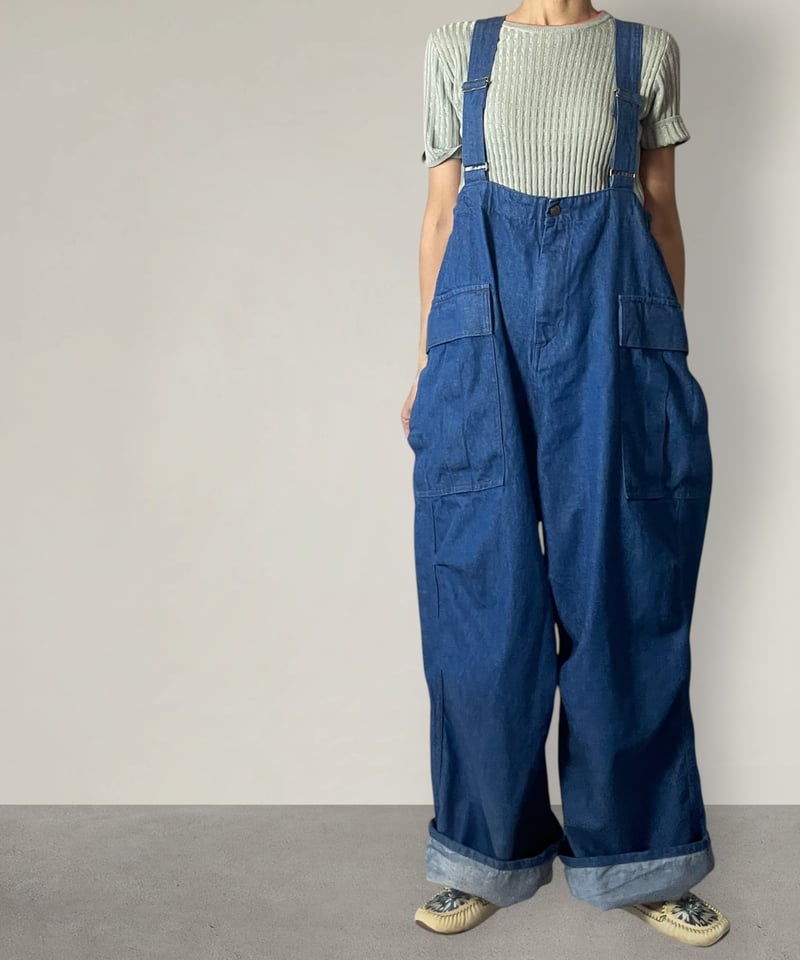 予約販売】カーゴオーバーパンツ□岡山デニム◾️FADE | NUU-GARMENT