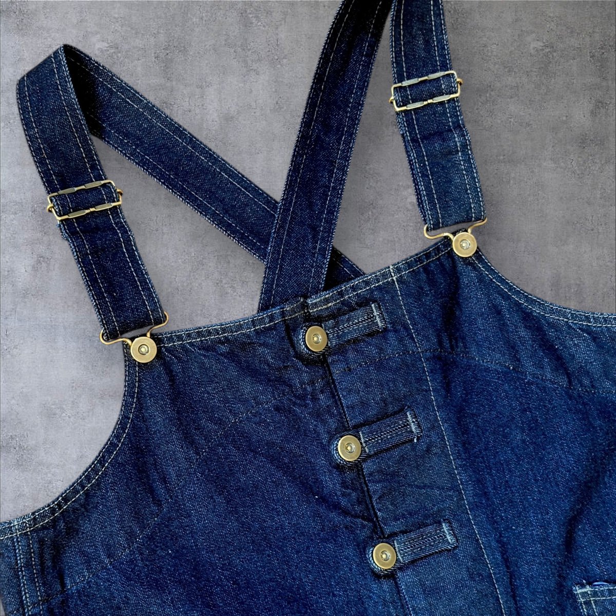 数量限定・予約販売】カンフーオーバーオール□one wash□国産12oz