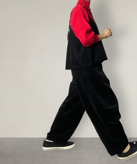 【数量限定】【2点セット】レイヤーセットアップ◾️コーデュロイ◾️ブラック