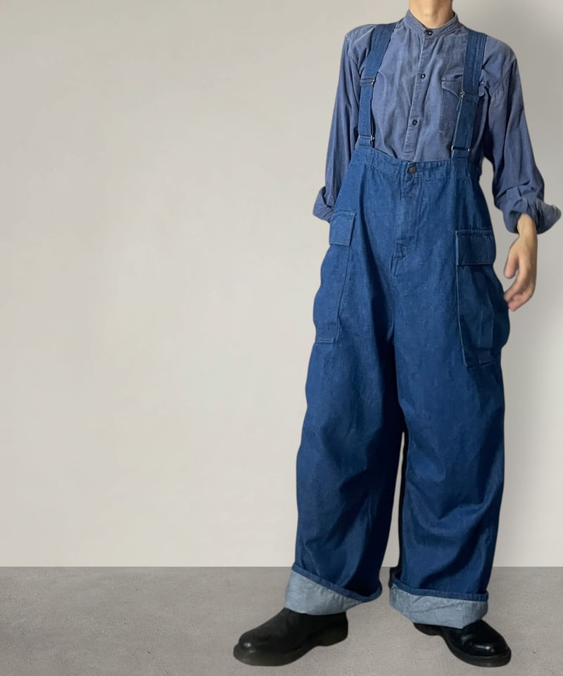 予約販売】カーゴオーバーパンツ□岡山デニム◾️FADE | NUU-GARMENT