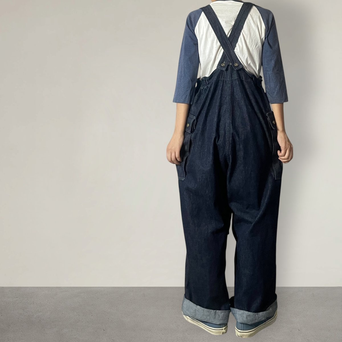 NUU GARMENT FACTORY カーゴオーバーパンツ　　one wash 予約販売】カーゴオーバーパンツ□岡山デニム◾️one wash | NUU