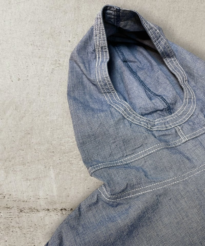 1/31販売開始◾️サルベージパーカー□9ozインディゴピンチェック