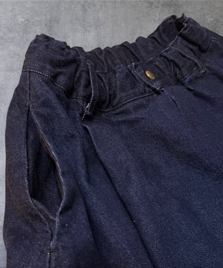 【予約販売】ピーコックキュロット■ 12oz岡山デニム◾️one wash