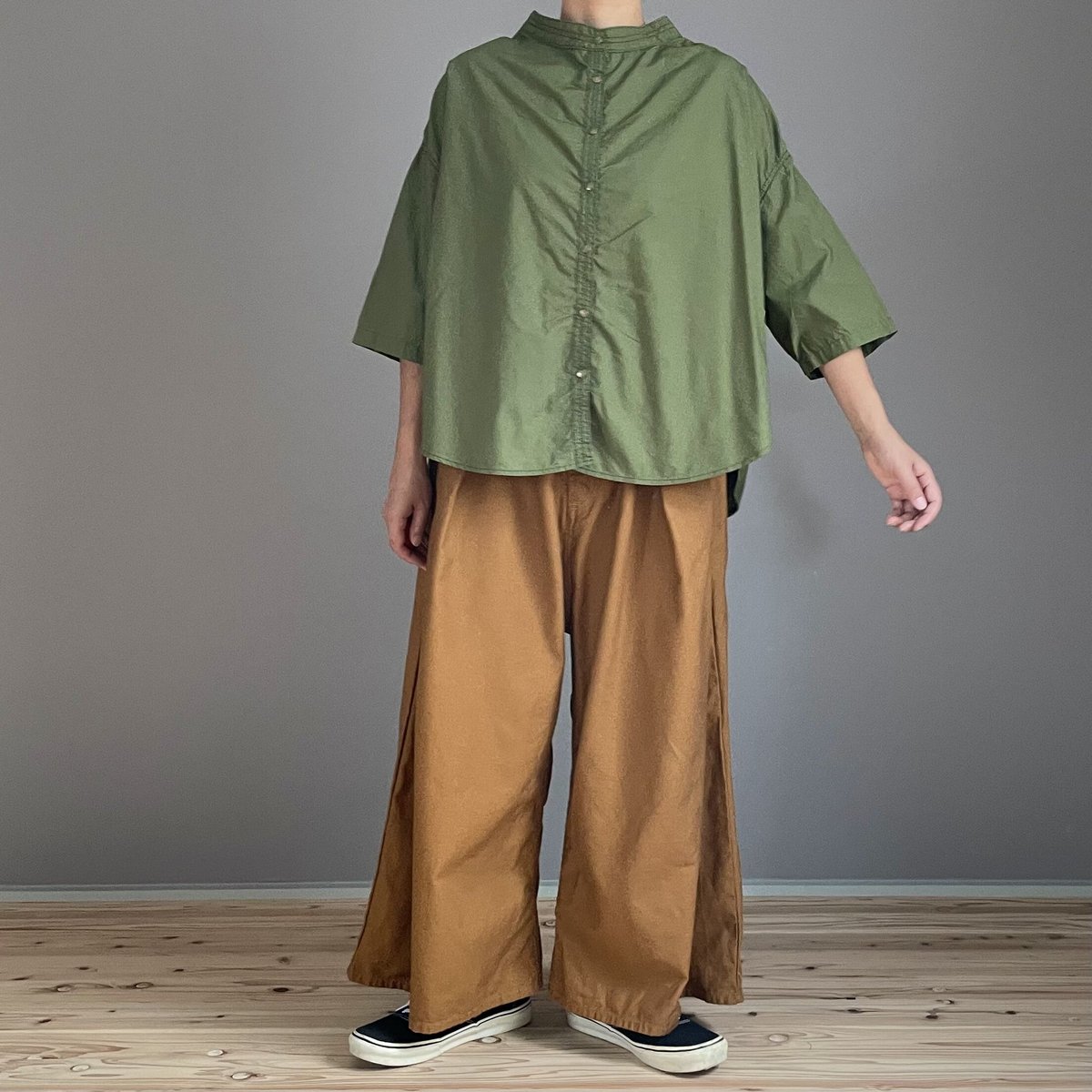 KOH.style バックプリーツM-65ミリタリーコート キャメル - ジャケット 
