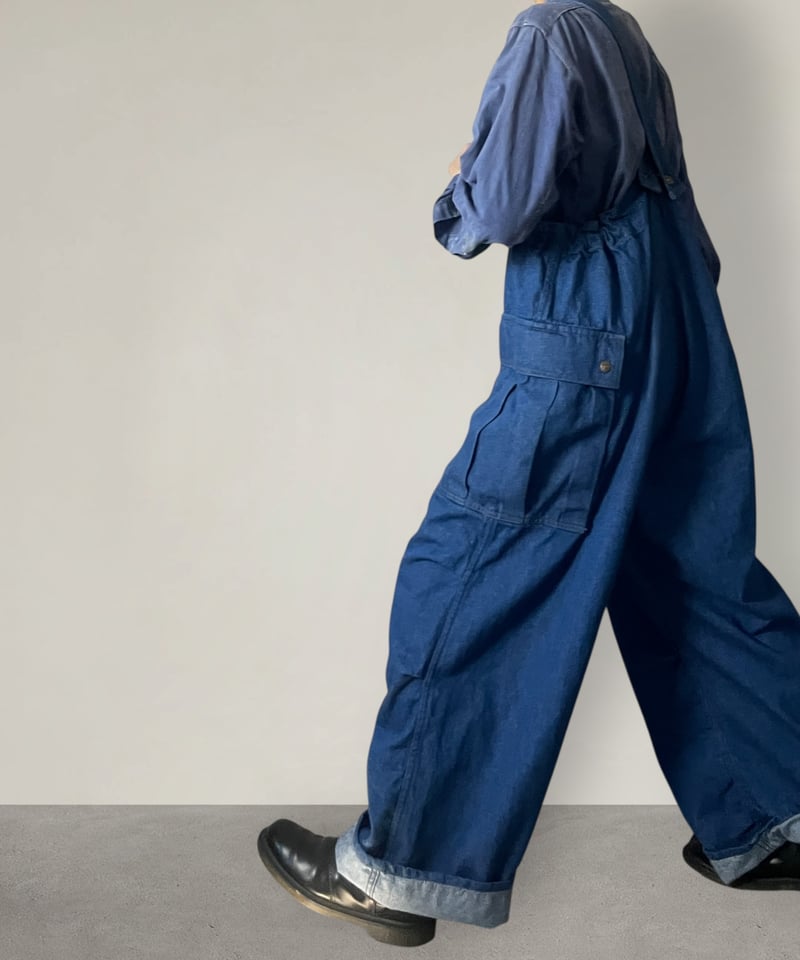 予約販売】カーゴオーバーパンツ□岡山デニム◾️FADE | NUU-GARMENT
