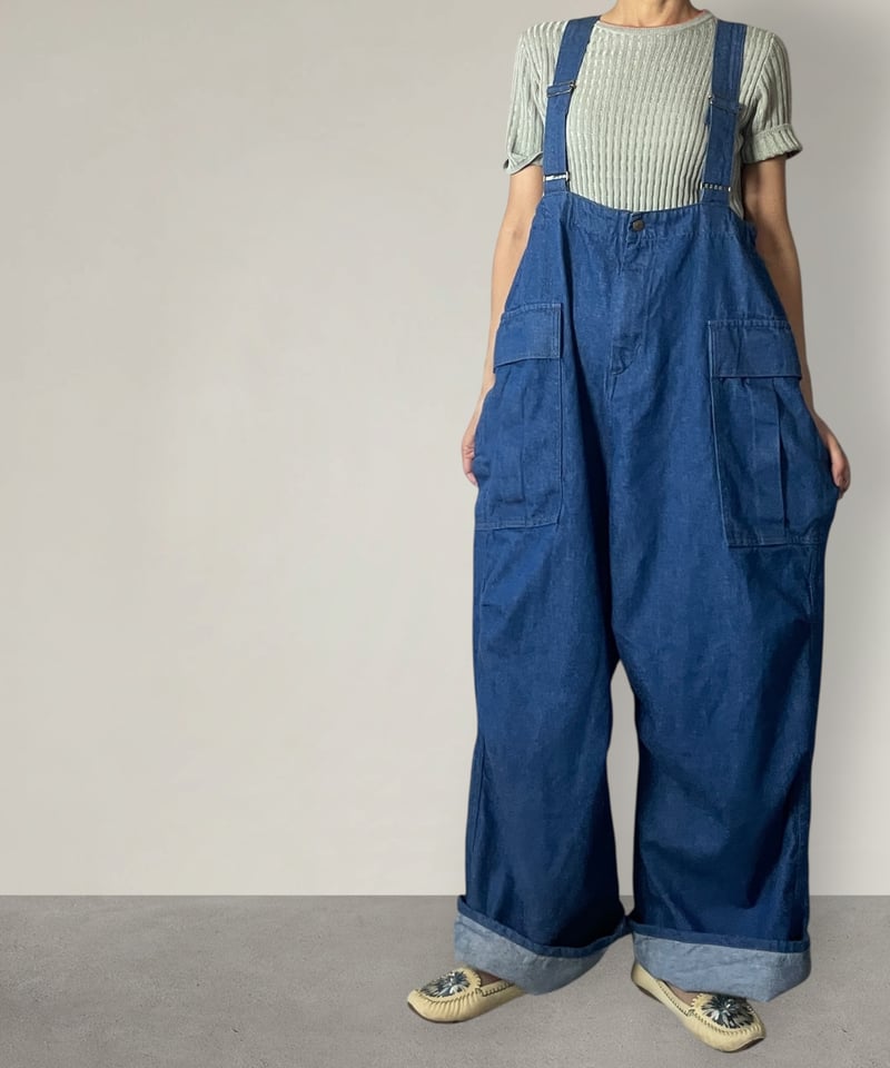 予約販売】カーゴオーバーパンツ□岡山デニム◾️FADE | NUU-GARMENT