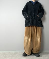 10/31販売開始■セーラーシャツ■太畝コーデュロイ■ブラック